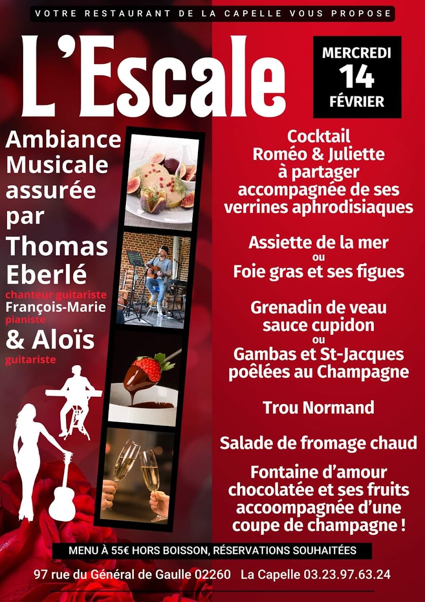 Menu Restaurant L'escale-1